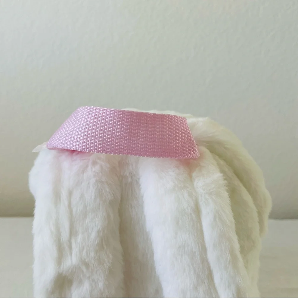 Silver Unicorn Furry/Plush Backpack